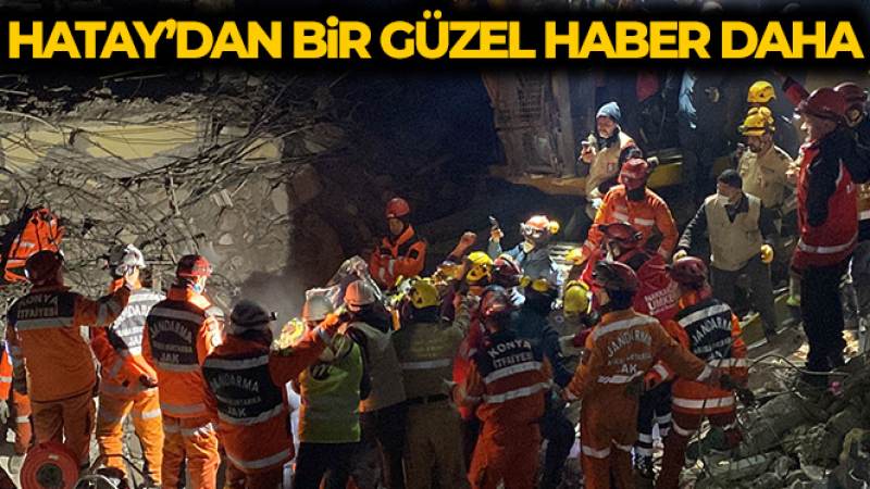 Hatay'dan bir sevindirici haber daha