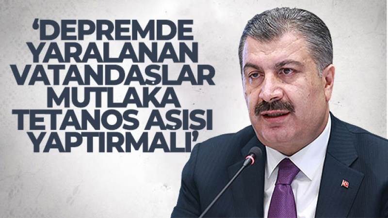Bakan Koca: 'Görev yeri deprem bölgesi olan ve tayin isteyen sağlık personeli için düzenleme yaptık'
