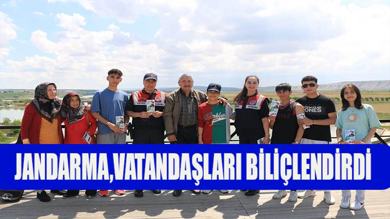 JANDARMA,VATANDAŞLARI BİLİÇLENDİRDİ