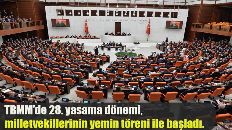 TBMM’de yeni yasama dönemi başladı