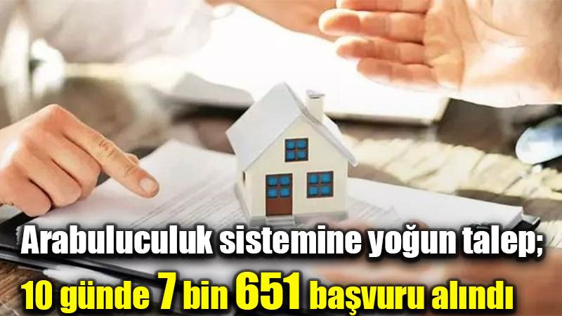 Arabuluculuk sistemine yoğun talep; 10 günde 7 bin 651 başvuru alındı