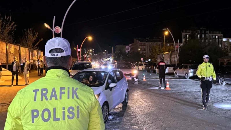 Kırıkkale’de 4 araç trafikten men edildi