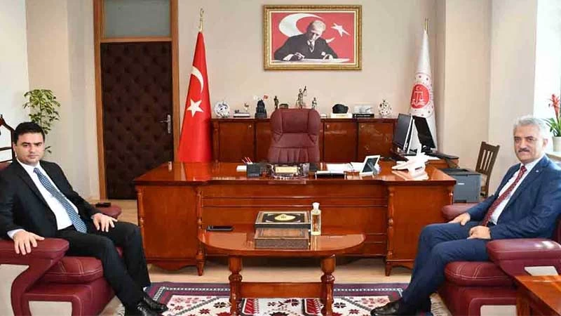 VALİ MAKAS’TAN BAŞSAVCI ÇETİN’E ZİYARET