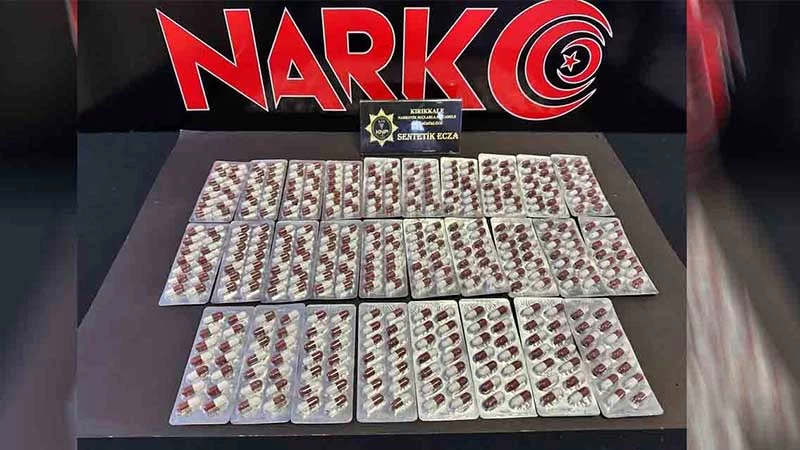 KIRIKKALE’DE 392 ADET SENTETİK ECZA ELE GEÇİRİLDİ