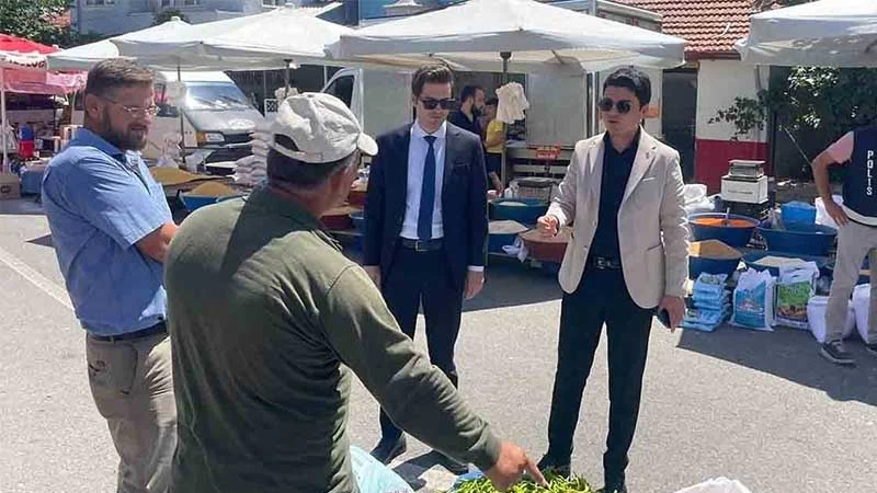 KAYMAKAMDAN PAZAR ESNAFINA ZİYARET