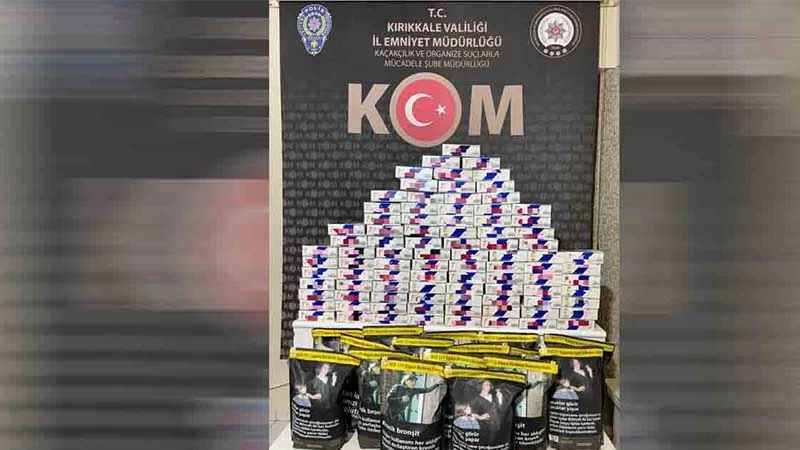KIRIKKALE’DE MAKARON ELE GEÇİRİLDİ