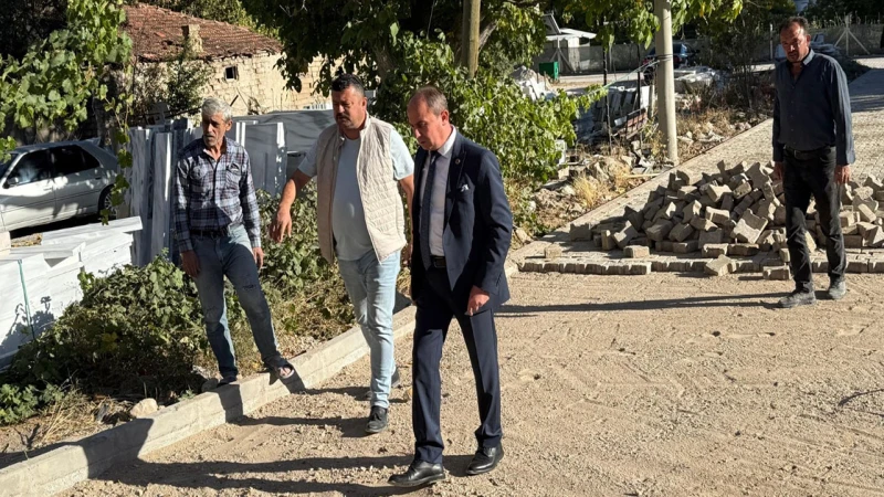 Akyüz, saha çalışmalarını yerinde inceledi