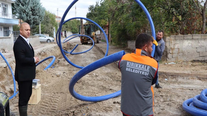 Bahçelievler Mahallesi’ne altyapı harekâtı