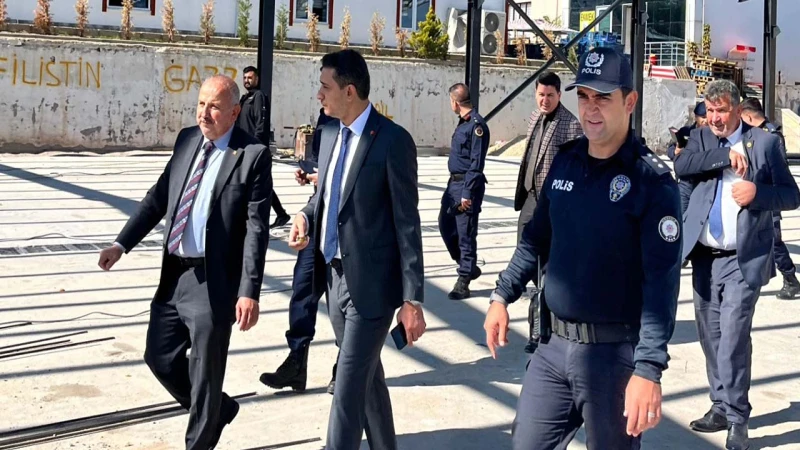 Kayatürk, Keskin’de Pazar inşaatını inceledi