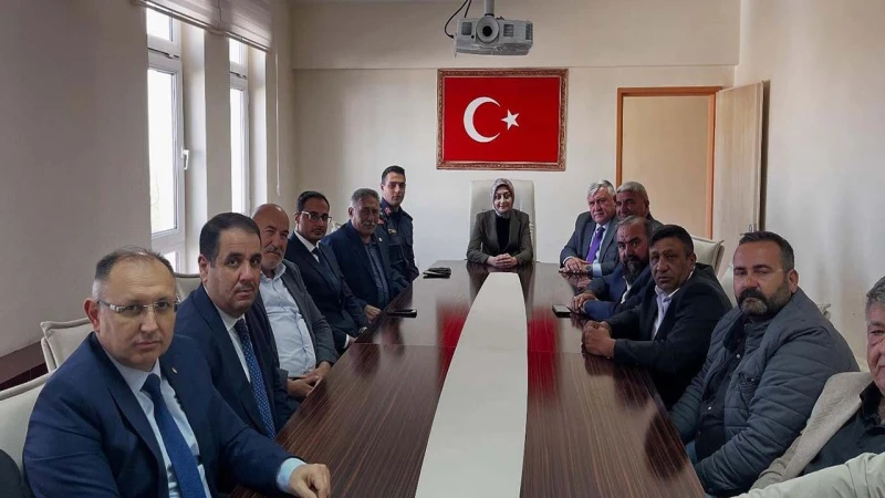 Kaymakam Uzunyol’dan Muhtarlara anlamlı ziyaret