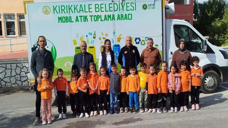 Kırıkkale Belediyesi’nden okullarda sıfır atık eğitimi