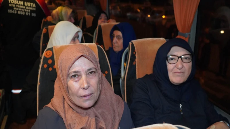 Umreciler Kırıkkale’den dualarla uğurlandı