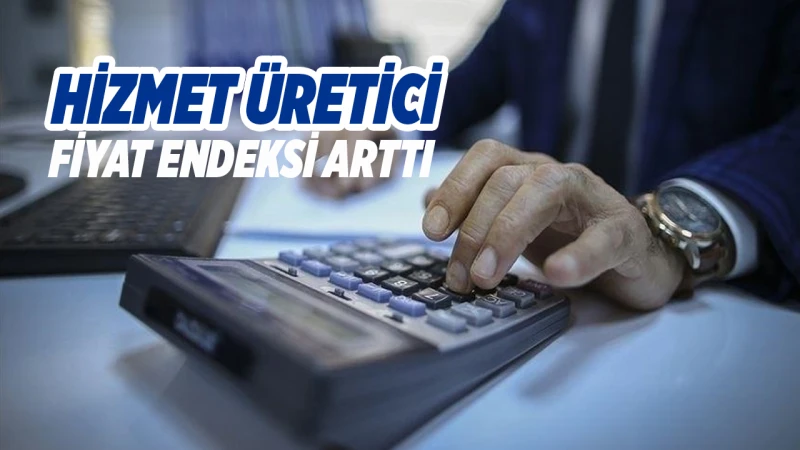 Hizmet üretici fiyat endeksi arttı