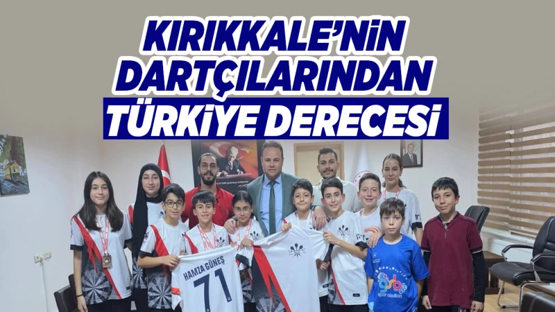 Kırıkkale’nin Dartçılarından Türkiye derecesi