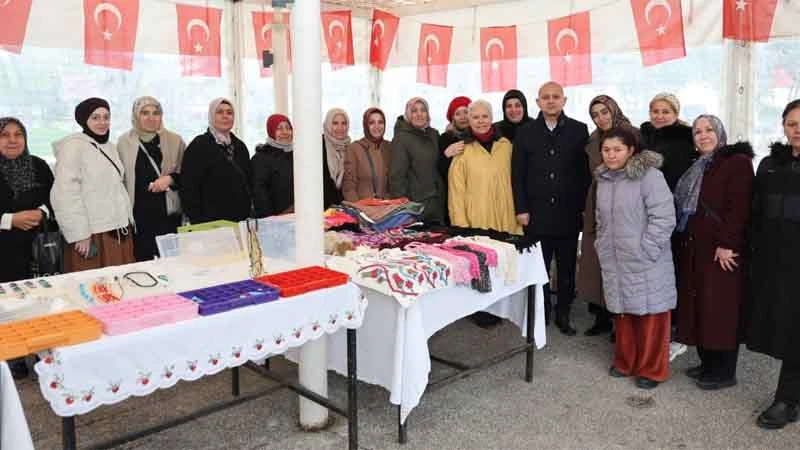 Kırıkkale'de hanımeli pazarı, kadın girişimcilerin gücünü yansıtıyor