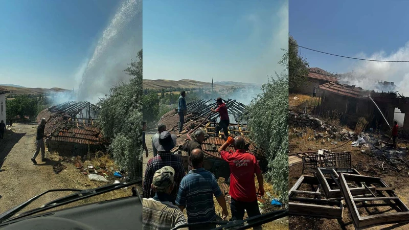 İnziloğlu Köyü’nde çıkan yangın kontrol altına alındı