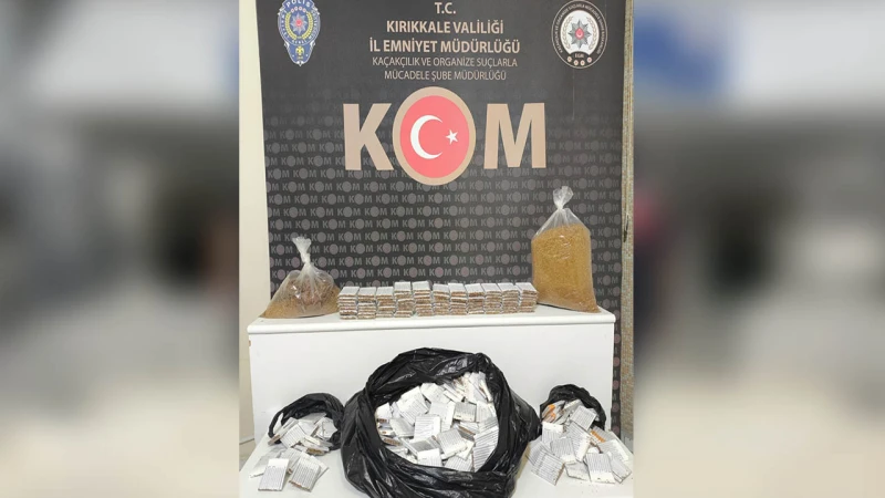 Kırıkkale’de kaçak tütün operasyonu