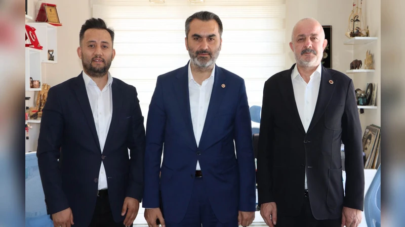 Milletvekili Kaplan’dan Yahşi’ye hayırlı olsun ziyareti