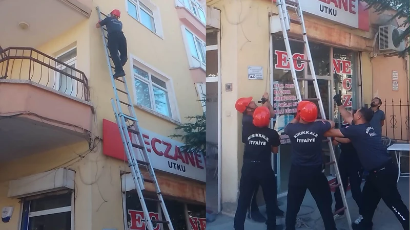 Kırıkkale’de haber alınamadı! İtfaiye ekipleri eve girdi