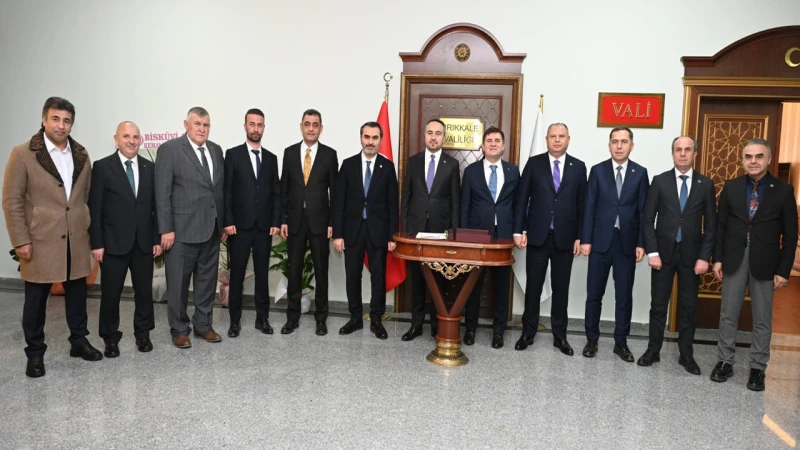 Demiralp’ten Vali Sarıibrahim’e hayırlı olsun ziyareti