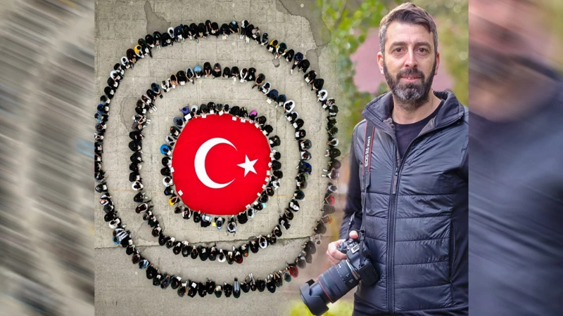 Üçüncülük getiren o kare havadan görüntülendi