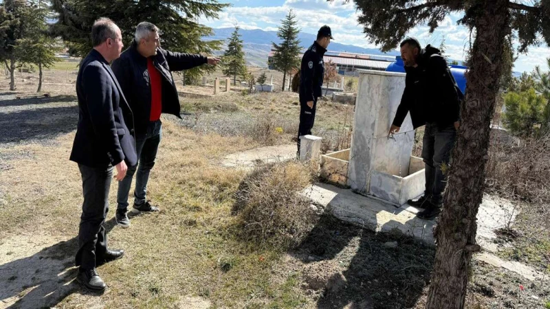 Balışeyh’te mezarlık ve türbeler için bakım seferberliği