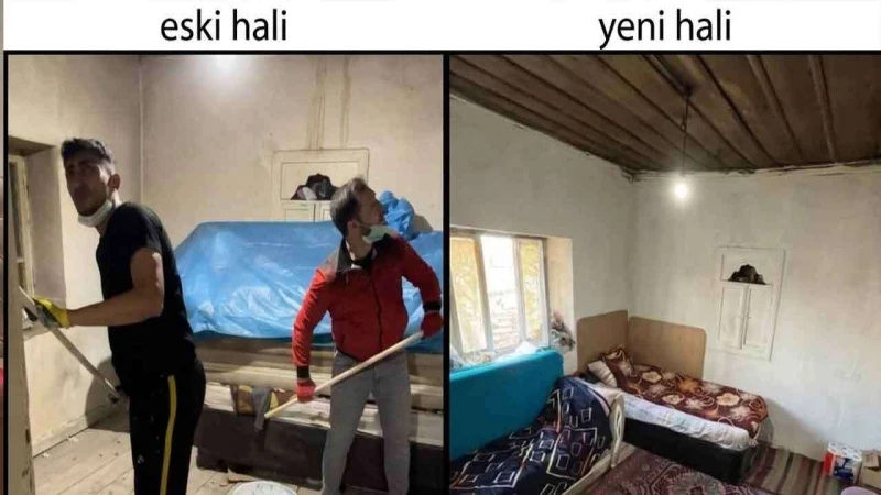 Gönüllü gençlerden örnek dayanışma